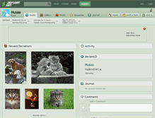 Tablet Screenshot of nusaa.deviantart.com