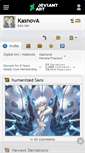 Mobile Screenshot of kasnova.deviantart.com