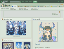 Tablet Screenshot of kasnova.deviantart.com