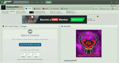 Desktop Screenshot of drakhand006.deviantart.com