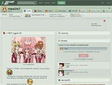 Tablet Screenshot of mana24x7.deviantart.com