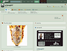 Tablet Screenshot of eclipseg007.deviantart.com