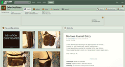 Desktop Screenshot of exile-outfitters.deviantart.com