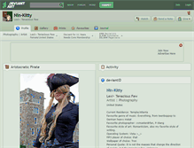 Tablet Screenshot of nin-kitty.deviantart.com