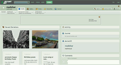 Desktop Screenshot of madisfear.deviantart.com
