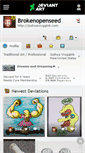Mobile Screenshot of brokenopenseed.deviantart.com