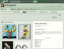 Tablet Screenshot of brokenopenseed.deviantart.com