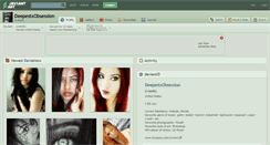 Desktop Screenshot of deepestxobsession.deviantart.com