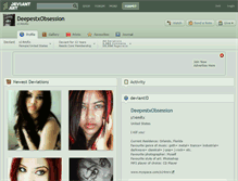 Tablet Screenshot of deepestxobsession.deviantart.com
