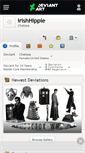 Mobile Screenshot of irishhippie.deviantart.com