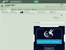 Tablet Screenshot of cocktail-mafia.deviantart.com