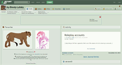 Desktop Screenshot of my-bloody-lullaby.deviantart.com