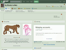 Tablet Screenshot of my-bloody-lullaby.deviantart.com