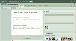 Desktop Screenshot of fantasydesigners.deviantart.com