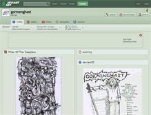 Tablet Screenshot of gormenghast.deviantart.com