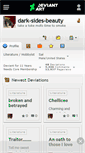 Mobile Screenshot of dark-sides-beauty.deviantart.com