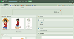 Desktop Screenshot of luffyko.deviantart.com