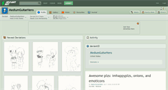Desktop Screenshot of mediumguitarhero.deviantart.com