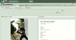 Desktop Screenshot of kyosatakiyama.deviantart.com