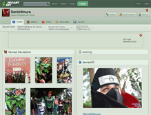 Tablet Screenshot of denishimura.deviantart.com