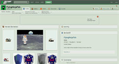 Desktop Screenshot of flyingninjafish.deviantart.com