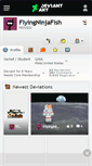 Mobile Screenshot of flyingninjafish.deviantart.com