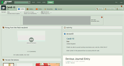 Desktop Screenshot of candi-10.deviantart.com