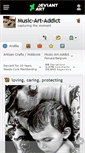 Mobile Screenshot of music-art-addict.deviantart.com