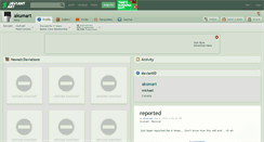 Desktop Screenshot of akumart.deviantart.com