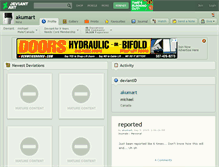 Tablet Screenshot of akumart.deviantart.com