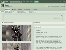Tablet Screenshot of droccy.deviantart.com