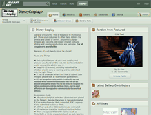 Tablet Screenshot of disneycosplay.deviantart.com
