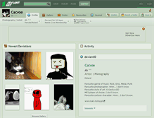 Tablet Screenshot of cacvoe.deviantart.com