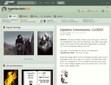 Tablet Screenshot of hyperionwitch.deviantart.com