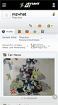 Mobile Screenshot of mzwhat.deviantart.com