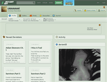 Tablet Screenshot of c4mmmmi.deviantart.com