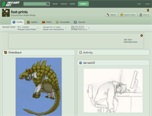 Tablet Screenshot of foot-prints.deviantart.com