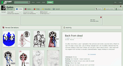Desktop Screenshot of eyslinn.deviantart.com