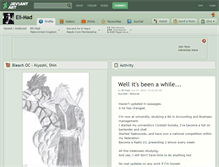 Tablet Screenshot of eli-mad.deviantart.com