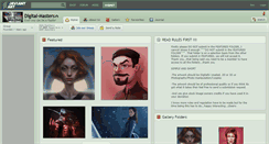 Desktop Screenshot of digital-masters.deviantart.com