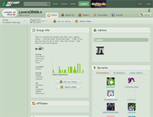 Tablet Screenshot of loversofmilk.deviantart.com