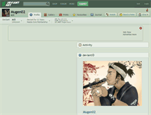 Tablet Screenshot of mugen02.deviantart.com