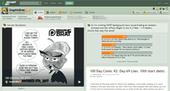 Desktop Screenshot of graphicbrat.deviantart.com