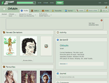 Tablet Screenshot of chfutzin.deviantart.com