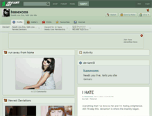 Tablet Screenshot of bassexcess.deviantart.com