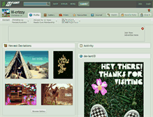 Tablet Screenshot of lil-crizzy.deviantart.com