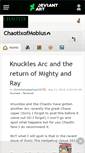 Mobile Screenshot of chaotixofmobius.deviantart.com
