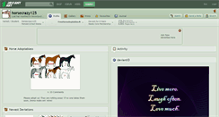 Desktop Screenshot of horsecrazy125.deviantart.com