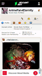 Mobile Screenshot of animefan4eternity.deviantart.com