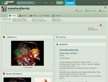 Tablet Screenshot of animefan4eternity.deviantart.com